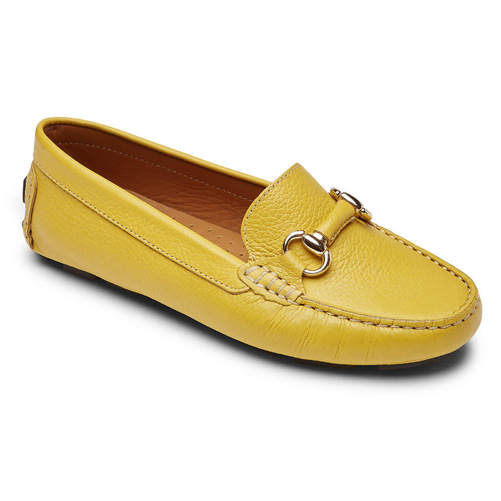 Rockport Loafers For Womens Yellow - Bayview Bit Keeper - JG4805217